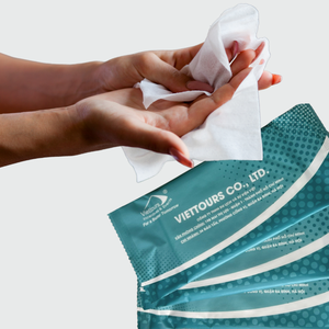 Wet <b>Wipes</b> Single High Quality Cleaning After Eating Eco-Friendly Hotel Custom Printing Vietnamese Manufacturer - Product Image 1