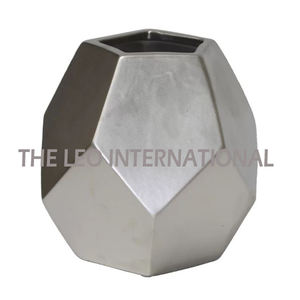 แจกันดอกไม้ตกแต่งบ้านหรูหราสไตล์แฟนซีแจกันสีผสมรูปทรงไม่ซ้ำใครทำจากโลหะอลูมิเนียม - Product Image 4