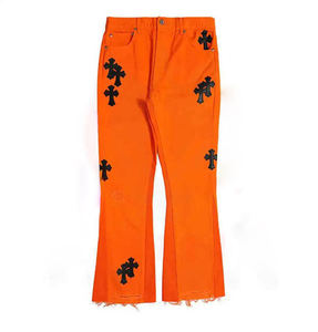 Custom Casual Vintage French Terry Flared <b>Pant</b> Jogger Sweatpants Men 100% Cotton Heavyweight Cotton Sweatpants Stacked <b>Pant</b> - Product Image 1