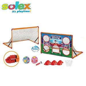 But de football pliable 2-en-1 en tissu PVC à montage rapide avec sac de transport pour jardin, parc et entraînement scolaire - Product Image 5