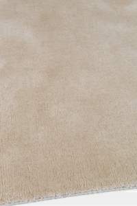 Alfombras modernas ecológicas de alta pila hechas a mano Princeville, alfombras de lana lisas pálidas, diseño intrincado sostenible para un toque único en el hogar - Product Image 5