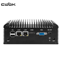 Mini PC CWWK Firewall sin Ventilador, i5 8250U, 4 Puertos COM RS232/RS485, 2 Puertos Gigabit LAN, DDR4, SIM, HD, VGA, SATA3.0, Microcomputadora Industrial