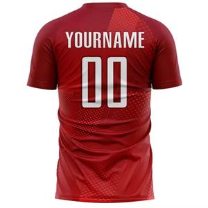 Uniforme de fútbol personalizado Camiseta de fútbol transpirable de alta calidad Diseño personalizado Logo Tamaño Transferencia de calor Impreso 100% Poliéster - Product Image 6