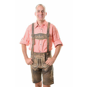 2025 último diseño bávaro hombres Lederhosen corto Festival traje de calidad superior alemán Lederhosen pantalones cortos - Product Image 6