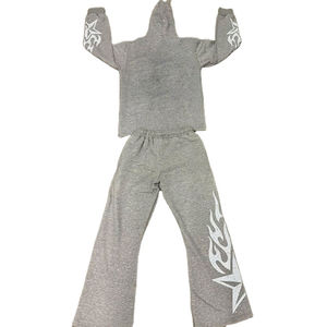 2025 chaquetas para hombre, chaqueta para hombre, chándal Unisex de alta calidad personalizado, chándal con estampado de pantalla desteñido por el sol, chándal con capucha, conjunto transpirable - Product Image 4