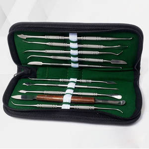 Instrumentos de Laboratorio Dental de Acero Inoxidable de Alta Calidad con Certificación CE, Juego de Herramientas para Tallar Cera, Manual, Reutilizable - Product Image 1