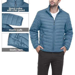 Custom Logo Breathable Zipper Quilted Jacket High Quality Plus Size Eco-Friendly Puffer <b>Winter</b> Unisex Hooded Cold Weather - Product Image 5