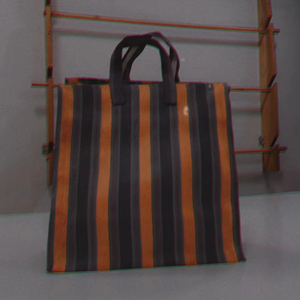 ถุงผ้าไนลอน PP แบบใช้มือพลาสติกลายทางเป็นมิตรกับสิ่งแวดล้อมถุงช้อปปิ้งใช้ซ้ำได้และยั่งยืนในอินเดีย - Product Image 1