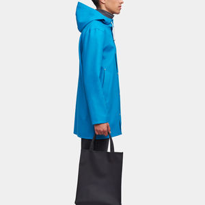 Manteau de pluie long et imperméable avec capuche pour motocyclistes, avec fermeture à glissière, design personnalisé pour hommes - Product Image 5