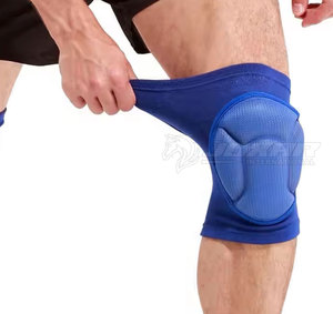 Vente en gros Protection professionnelle couleur personnalisée Genouillères d'haltérophilie légères et épaisses Dernière conception - Product Image 4