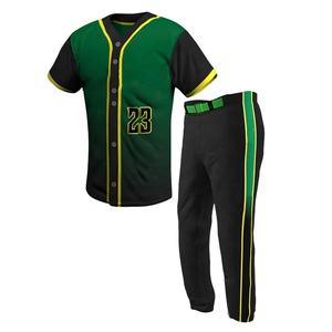 Conjunto de uniforme de béisbol de diseño OEM, Top clásico, nueva calidad, impresión por sublimación Digital, 100% Original, tela de poliéster - Product Image 6