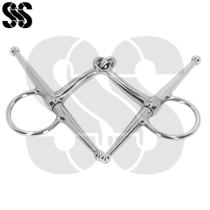 Bocado Ecuestre de Acero Inoxidable Resistente, Control Fuerte, Resistente al Óxido, Acabado Liso, Cómodo para Entrenamiento y Competición - Product Image 2