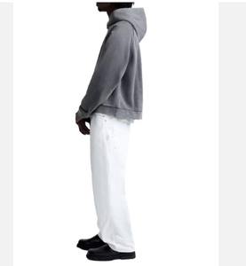 Venta al por mayor de los hombres de peso pesado vintage ácido lavado sudaderas con capucha personalizadas en blanco de gran tamaño para los hombres - Product Image 6