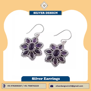 Bohemio Natural elegante amatista piedra preciosa ovalada y pera corte gema piedra Boho pendientes colgantes para niñas mujeres joyería - Product Image 2