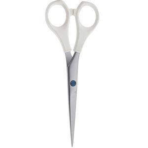 Poignée en plastique Ciseaux de coiffeur Finition sable Allemand Acier inoxydable Lame droite tranchante Ciseaux de salon - Product Image 6