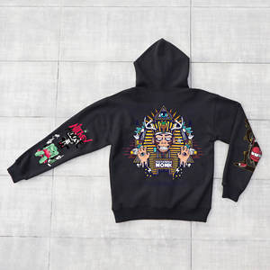 Wholesale Custom Unisex Zip-up Hoodie <b>Oversize</b> Zipper Men's for Puff Print <b>Cardigan</b> Logo Printed Blank Hoodies Digital Printing - Product Image 6