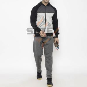 Conjunto de Sudadera con Capucha y Pantalones Deportivos Personalizados al por Mayor, Traje Deportivo Ligero, Liso, Holgado, de Algodón, Informal para Hombre, Ecológico - Product Image 1
