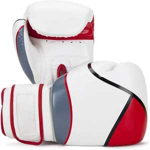 Guantes de Entrenamiento Profesionales de Cuero Sintético con Cierre de Velcro y Palma Transpirable para Ejercicios con Saco de Boxeo - Product Image 5