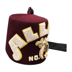 Nuevo 2023 Santuario personalizado Fez Templo personalizado de alta calidad Granate Shriner Fezzes - Product Image 2