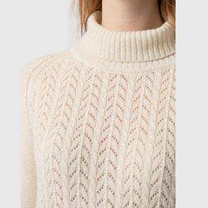 Nouvel arrivage : Pull col roulé pour femme, vente en gros, logo personnalisé, pull tricoté à manches longues pour femme et fille - Product Image 4