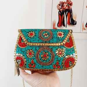Latest Resin <b>Bag</b> and mop Clutch <b>Bags</b> for <b>Party</b> and Wedding <b>Cheap</b> Price <b>Bag</b> from India - Product Image 5