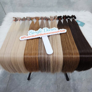 Extensions de cheveux vietnamiens Gugu de haute qualité, double trame, 100% cheveux humains vierges, style à clipser, méga lisses, mèches de couleur, qualité supérieure - Product Image 5