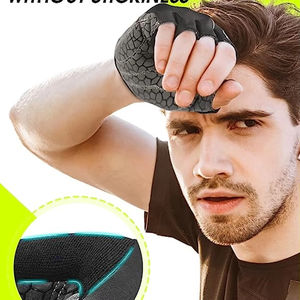 Guantes de Gimnasio Antideslizantes de Nueva Llegada, Guantes de Cuero Personalizados para Entrenamiento con Pesas, Servicio OEM, Guantes de Gimnasio - Product Image 5