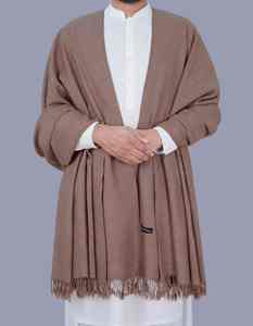 Men Winter Wool <b>Shawl</b> Soft Warm Breathable 300g Traditional Elegant Solid Color <b>Wrap</b> From India & Pakistan - Product Image 2