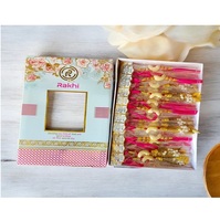 El set de regalo Premium Raksha Bandhan de gran oferta incluye Rakhi Roli y Chawal disponibles a precio de exportación