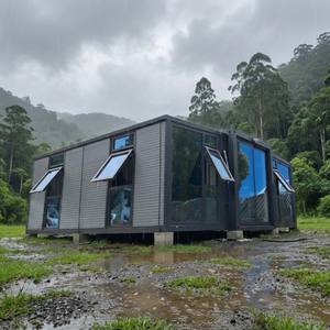 Maison modulaire pliable à double aile de 20 pieds, <span class=keywords><strong>prix</strong></span> abordable, prête à être expédiée de Thaïlande, maisons extensibles pour la communauté - Product Image 1