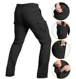 2025 nouveau pantalon de travail confortable de meilleure qualité taille haute grande taille motif droit plusieurs poches tissu de coton froissé - Product Image 2