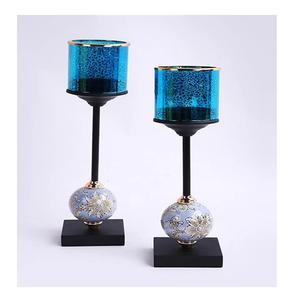 Candelabros de Metal de lujo modernos, decoración elegante para el hogar con diseño de relámpago estilista para bodas y ocasiones especiales diarias - Product Image 4