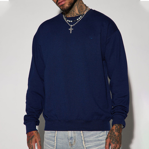 Sudadera con capucha transpirable de algodón grueso con estampado de moda para hombre personalizada al por mayor de alta calidad sudadera de algodón de talla grande pesada - Product Image 1