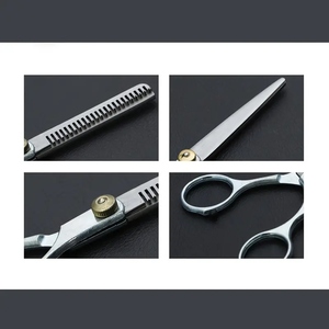 Ciseaux de coupe de cheveux réglables en acier inoxydable de haute qualité, poignée ergonomique, cisailles de salon pour des coupes de cheveux précises et lisses - Product Image 5