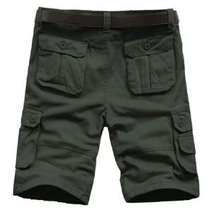 Pantalones cortos Cargo de secado rápido de diseño personalizado para hombre con pantalones cortos multibolsillos para hombre Pantalones cortos de trabajo al aire libre Teñidos lisos y pantalones cortos para hombre - Product Image 4