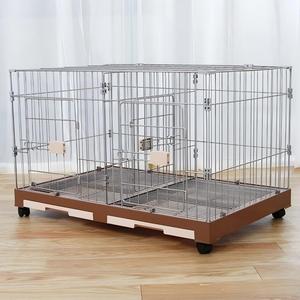 <span class=keywords><strong>Cage</strong></span> empilable en fer pour animaux de compagnie, <span class=keywords><strong>cage</strong></span> double détachable pour chiens, chats et lapins, <span class=keywords><strong>cage</strong></span> d'élevage avec roues, chenil modulaire amovible - Product Image 5