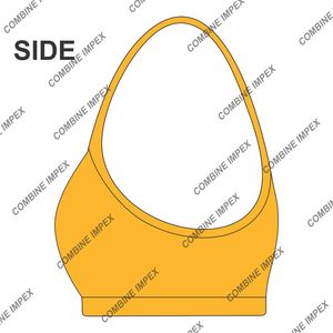 Orden del Círculo Dorado OGC Sujetador sin costuras inalámbrico Lencería acolchada masónica Oro Blanco Ajuste cómodo Correas ajustables suaves Mujeres - Product Image 3