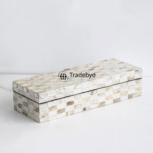 Bone Inlay Jewelry <b>Box</b> for Elegant Wedding Gifts and <b>Bridesmaid</b> Keepsakes by Tradebyd - Product Image 5
