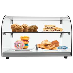Vitrina de Panadería Comercial de 22 Pulgadas con Frente de Vidrio Curvo y Puerta Trasera de 1.6 Pies Cúbicos Equipo de Panadería Certificado por ETL, Modelo Ft. DC-2C - Product Image 5