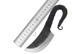 Vente en gros de couteaux médiévaux antiques personnalisés de haute qualité faits à la main couteaux de chasse en acier à haute teneur en carbone avec étui en cuir - Product Image 4