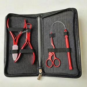 Kit de Herramientas para Extensiones de Cabello de Acero Inoxidable Hecho a Mano TEEJAY, Alicates e Hilador de Bucles para Instalación y Remoción, Herramientas de Belleza para Peinado - Product Image 1
