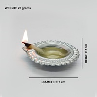 Diya en fer pour décoration de Diwali Diwali Pooja éclairage traditionnel décoratif pour la maison pour les festivals et les cérémonies