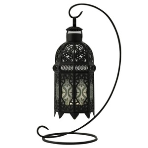 Iron Metal Moroccan <b>Silver</b> Plated Candle <b>Lantern</b> Tableware Mini Candle Light Christmas <b>Lantern</b> Moroccan Design Metal <b>Lantern</b> - Product Image 5