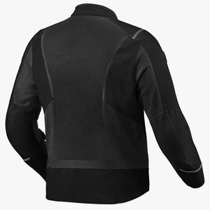 Chaqueta acolchada de cuero para motocicleta, chaqueta de lona con cuello levantado, secado rápido, transpirable, personalizable, estilo de calle, ropa de carreras para hombre - Product Image 4
