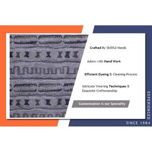 Nuevas alfombras tejidas a mano acogedoras de tendencia, alfombras para decoración del hogar, alfombras de suelo elegantes y duraderas para sala de estar, dormitorio y espacios de oficina - Product Image 6