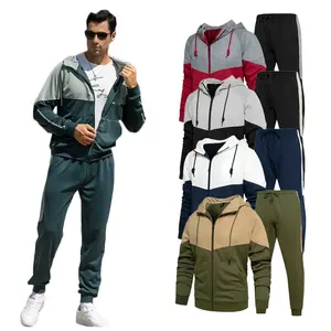 Conjunto Deportivo de Invierno para Hombre, Color Negro, Algodón, Fabricación Pakistaní, Venta al Por Mayor OEM - Product Image 2