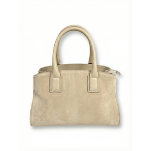 Sac à main structuré en cuir suédé véritable - Fabriqué en Italie - Art. 26008 - Product Image 1