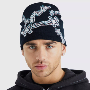 2025 qualité supérieure personnalisé OEM à la mode bonnet chapeaux de haute qualité pour hommes et femmes conception pour voyage Jacquard bonnets - Product Image 5
