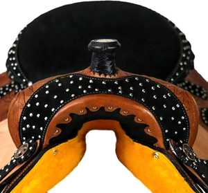 Silla de Montar Inglesa Occidental de Cuero Premium Personalizada al por Mayor, Modelo TI-0045, con Juego de Accesorios, Procedente de la India - Product Image 5