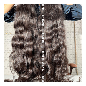 CABELLO HUMANO INDIO SIN PROCESAR TEXTURAS NATURALES RAW NATURAL WAVE HUMAN HAIR BUNDLES 100% TEMPLE HAIR - Product Image 1